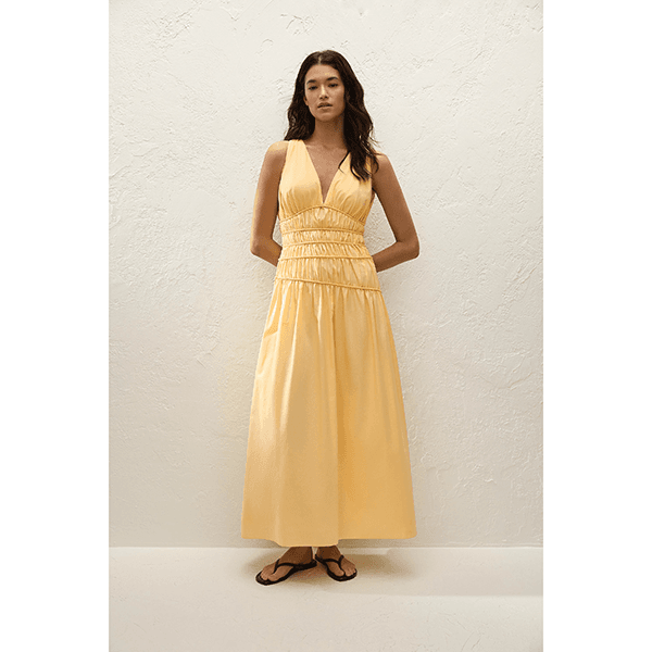 Faithfull Saja Maxi Dress Banana