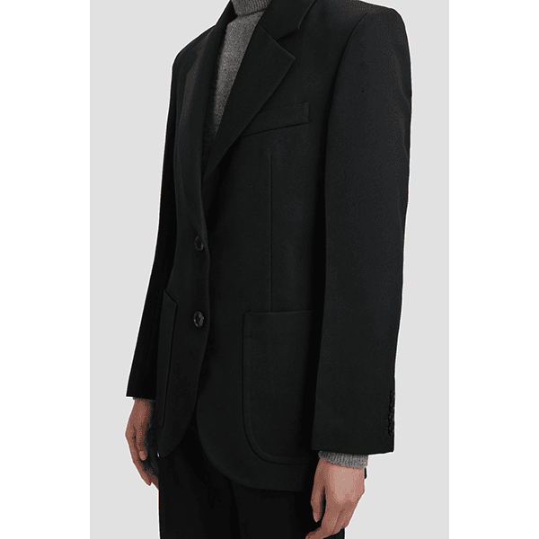 Victoria Beckham Patch Pocket Jacket Black