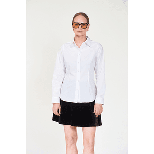 Hovedbilde Arnie Says Coven Poplin Shirt White