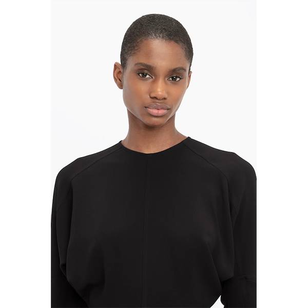 Victoria Beckham Dolman Midi Dress Black
