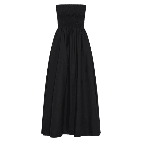 Faithfull Jamie Midi Dress Black