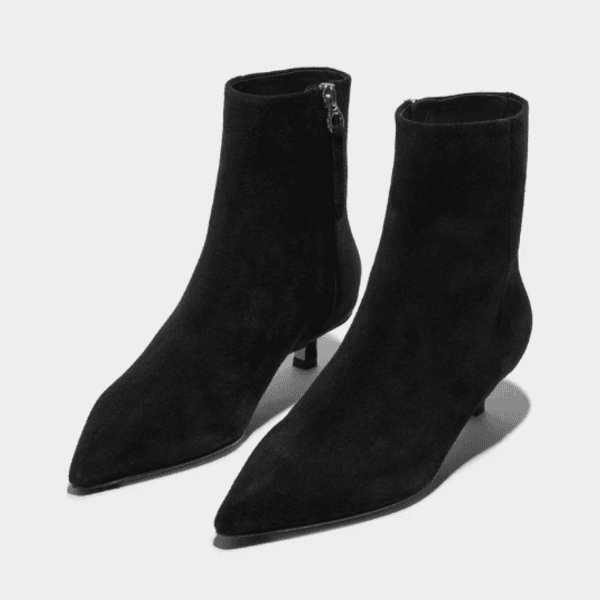 Aeyde Sofie Ankle Boot Suede Black