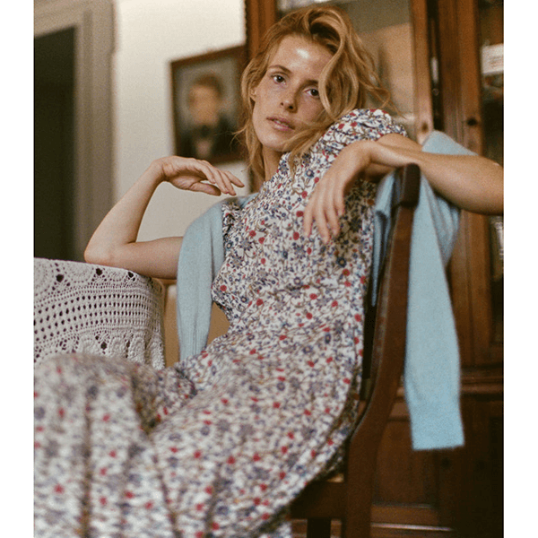 Dôen Rhodia Dress Crème Prairie De Montage