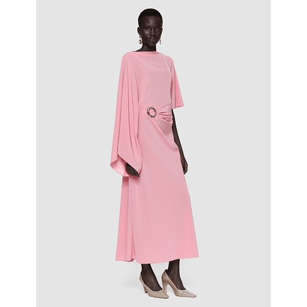 JOSEPH Joya Satin Twill Dress Blush
