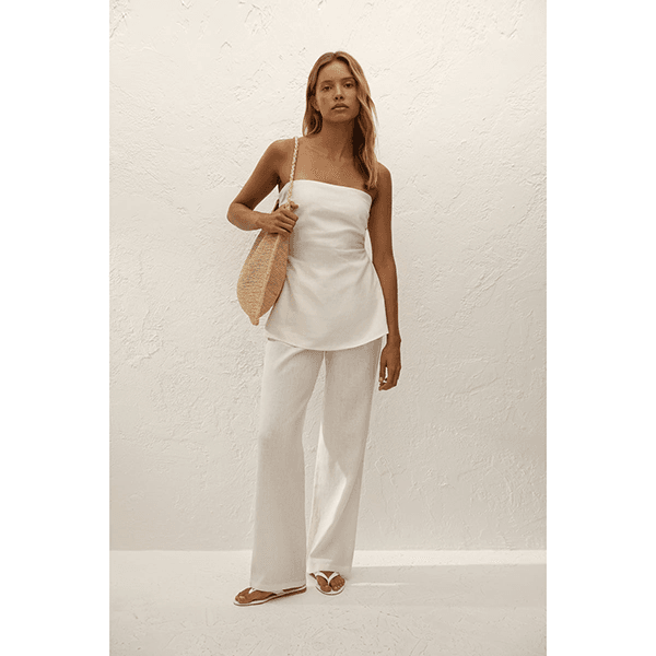Faithfull Capriolla Pant White