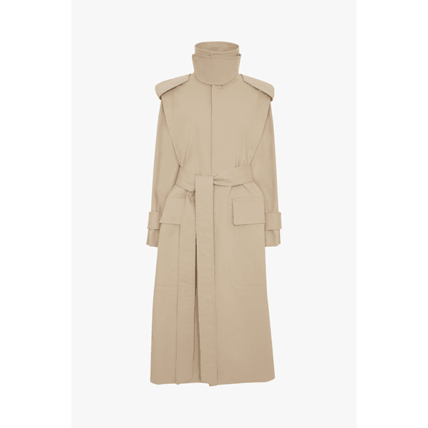 Victoria Beckham Philippa Trench Coat Beige