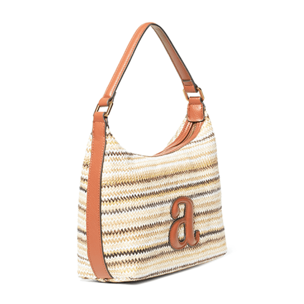 Arnie Says Hampton Stripe Handbag Ecru Combo