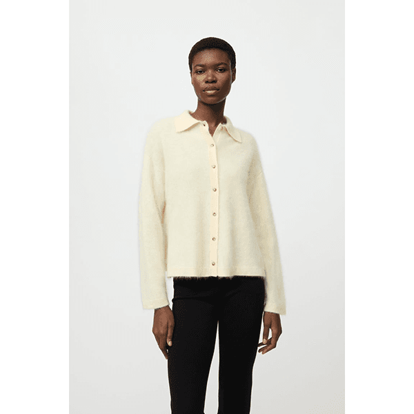 Soft Goat Brushed Shirt Waxed Paper