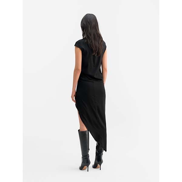 Ahlvar Lima Satin Top Black