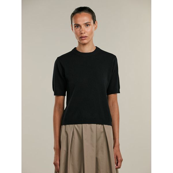 Stenströms Janet Short Sleeve Knit Black