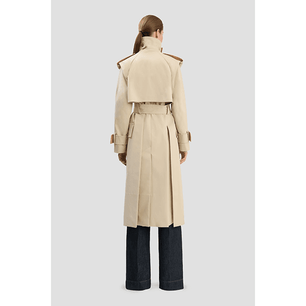 Victoria Beckham Philippa Trench Coat Beige
