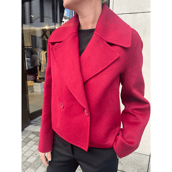 JOSEPH Delano Jacket Ruby