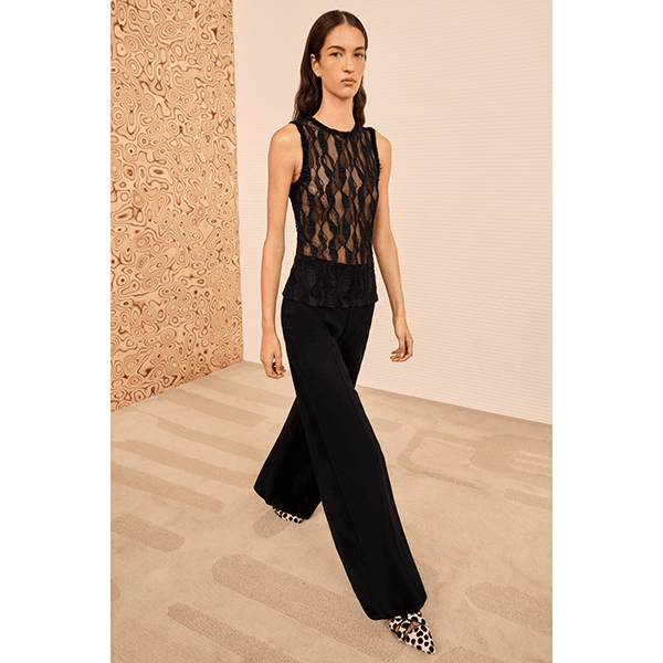Ulla Johnson Theodora Sleeveless Tank Noir