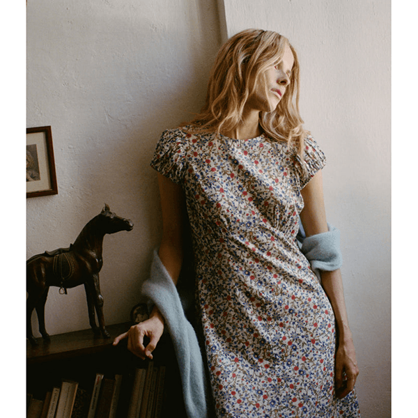 Dôen Rhodia Dress Crème Prairie De Montage