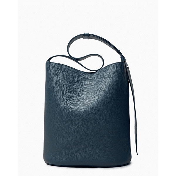 Lié Studio The Norma Tote Slate Blue Grosgrain