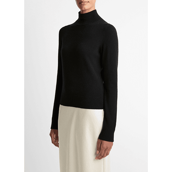 Vince Cashmere Turtleneck Black