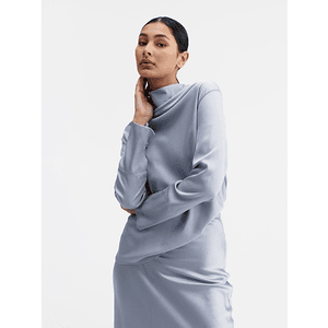 Hovedbilde Ahlvar Ayumi Blouse Denim Blue