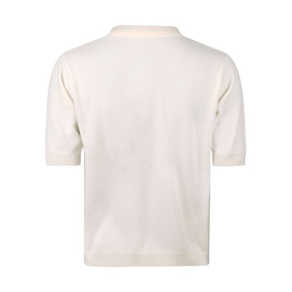 Stenströms Janet Short Sleeve Knit Offwhite