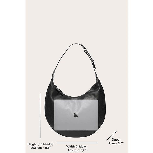 Liffner Moon Hobo Bag Black