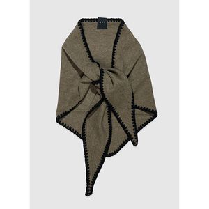 Hovedbilde Christian Aks Mina Stitched Merino Scarf Wood