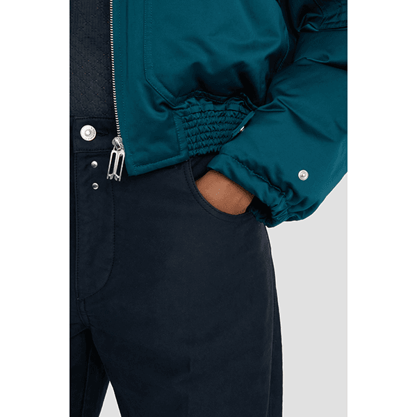 Padded Bomber Jacket Dark Teal
