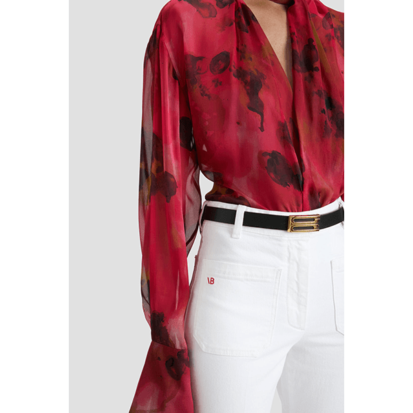 Victoria Beckham Alina Jean Washed White