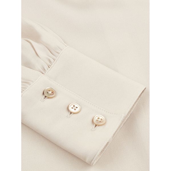 Stenströms Selma Bowtie Blouse Champagne