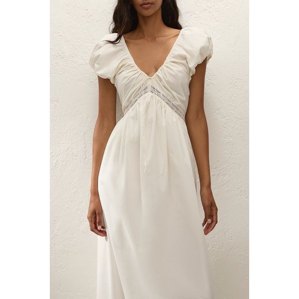 Faithfull Elodia Maxi Dress Mila Lace Ivory