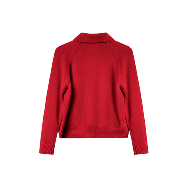 Arnie Says Sail Cardigan Red