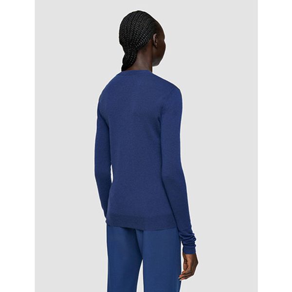JOSEPH Round Nk Cashair Sweater Cobalt