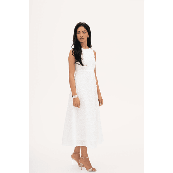 Mandibreeze Louiza Dress Broderie White