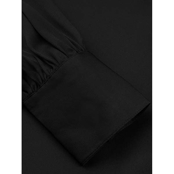 Stenströms Selma Bowtie Blouse Black