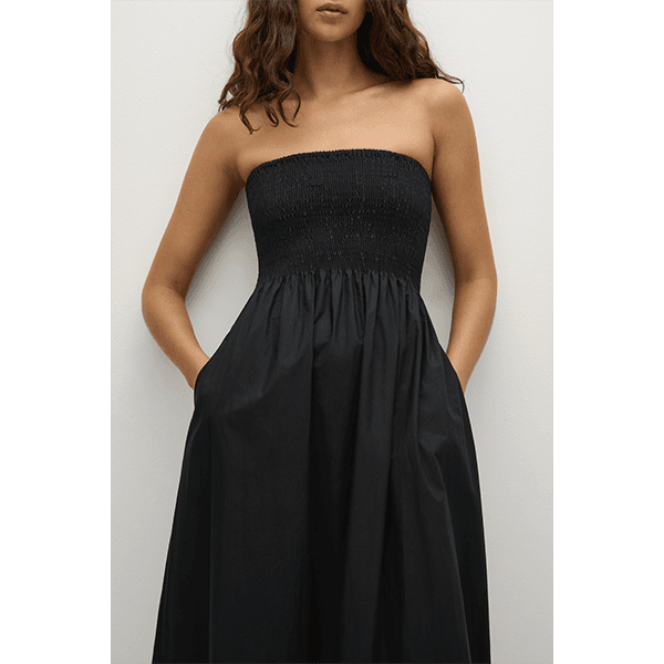 Faithfull Jamie Midi Dress Black