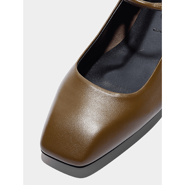 Aeyde Uma Mary-Jane Tobacco