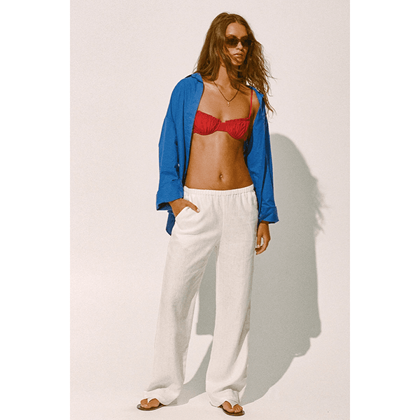 Faithfull Capriolla Pant White