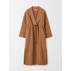 Hovedbilde Soft Goat Drawstring Coat Camel
