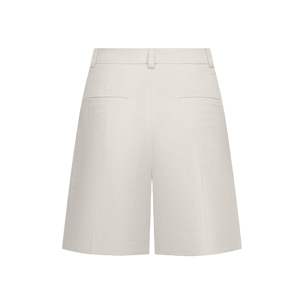 Seductive Chrissy Fine Linen Shorts Offwhite
